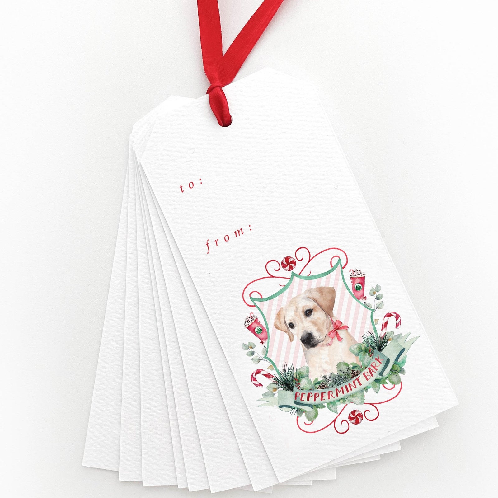 Peppermint Bark Gift Tags