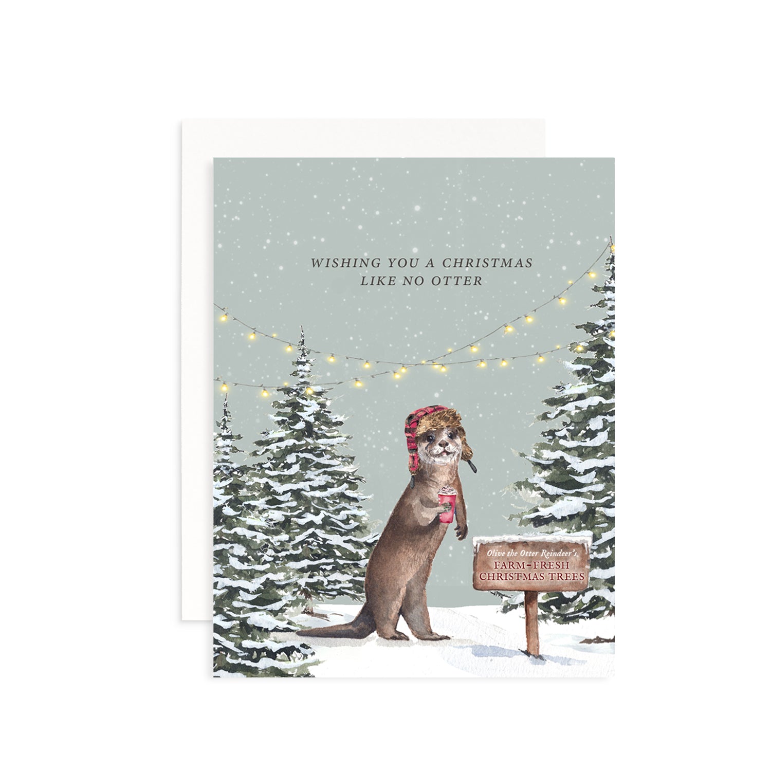 Christmas Like No Otter Greeting Card