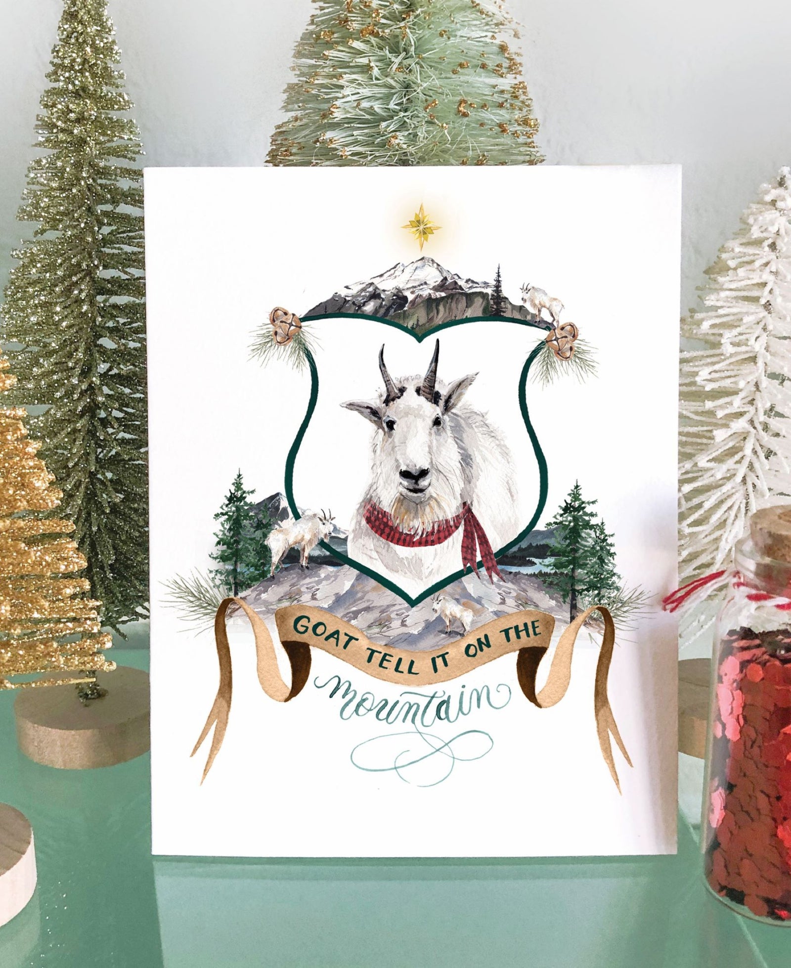 Goat Tell it on the Mountain Art Print