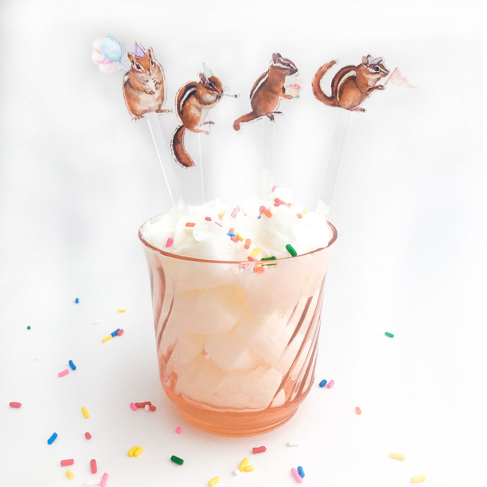 Chip, Chip, Hooray Acrylic Stir Sticks