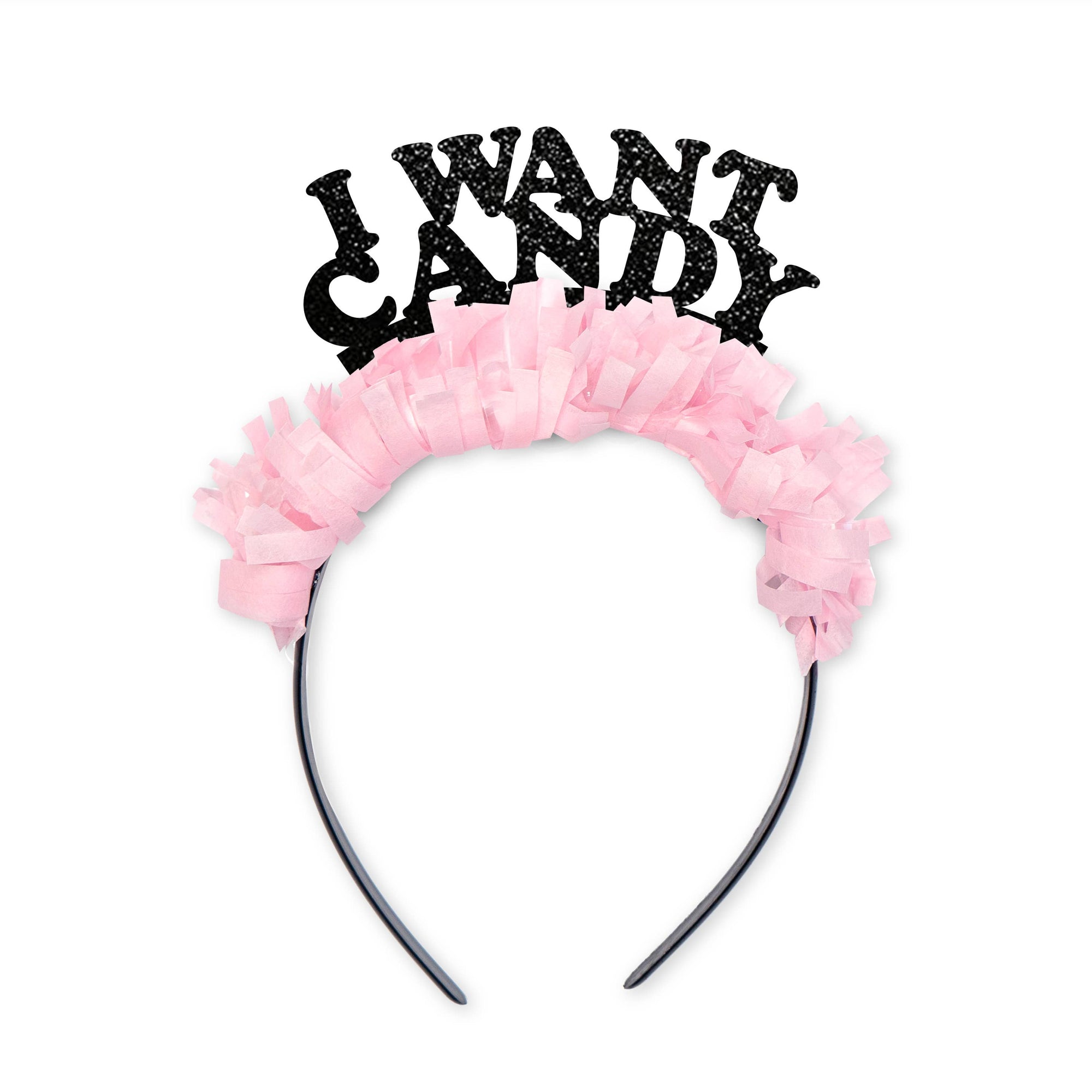 I Want Candy Halloween Party Crown