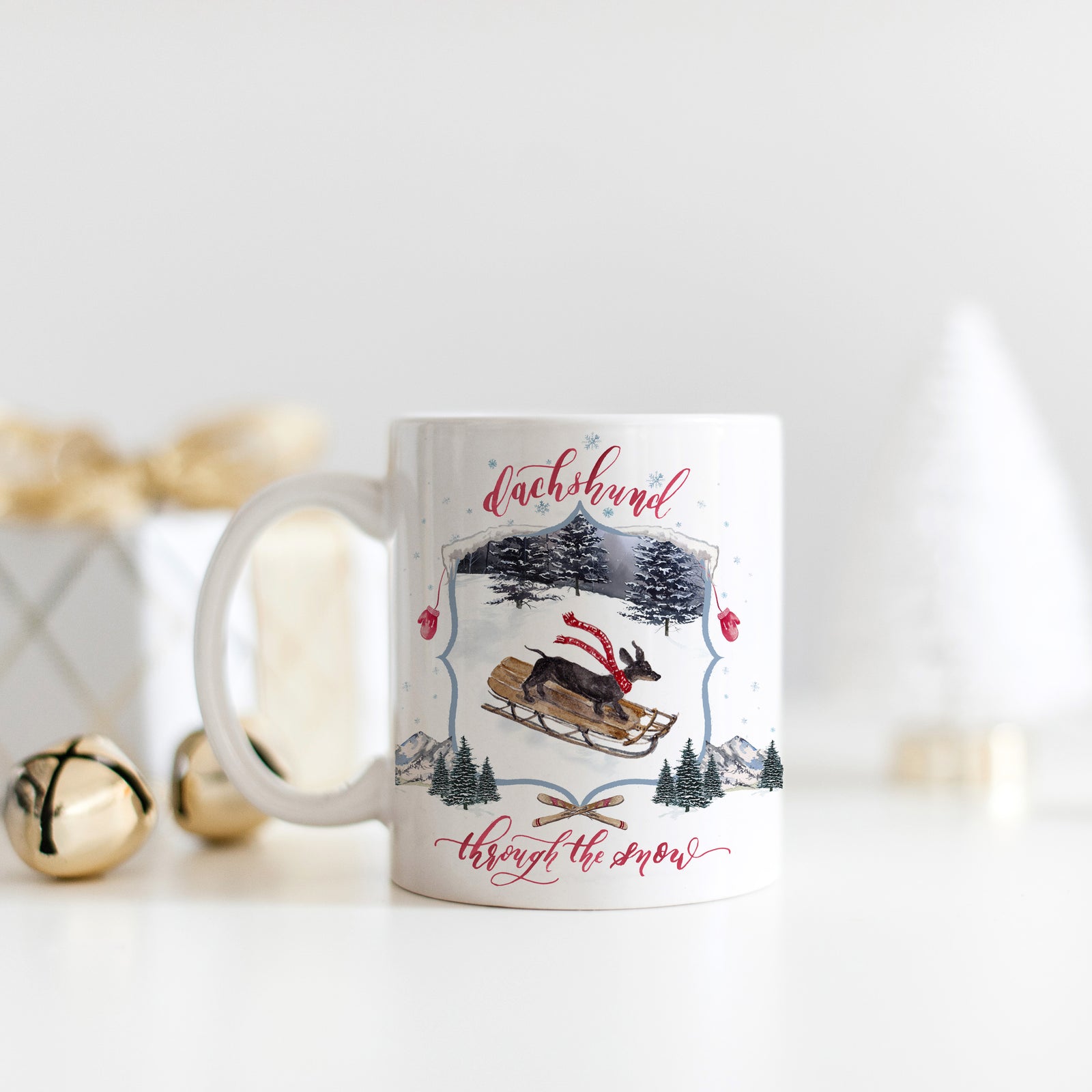 Dachshund Through the Snow Mug