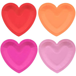 Ombre Hearts Plates