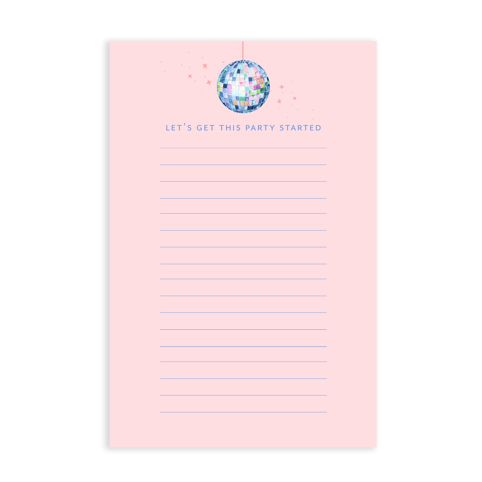 Disco Party Notepad
