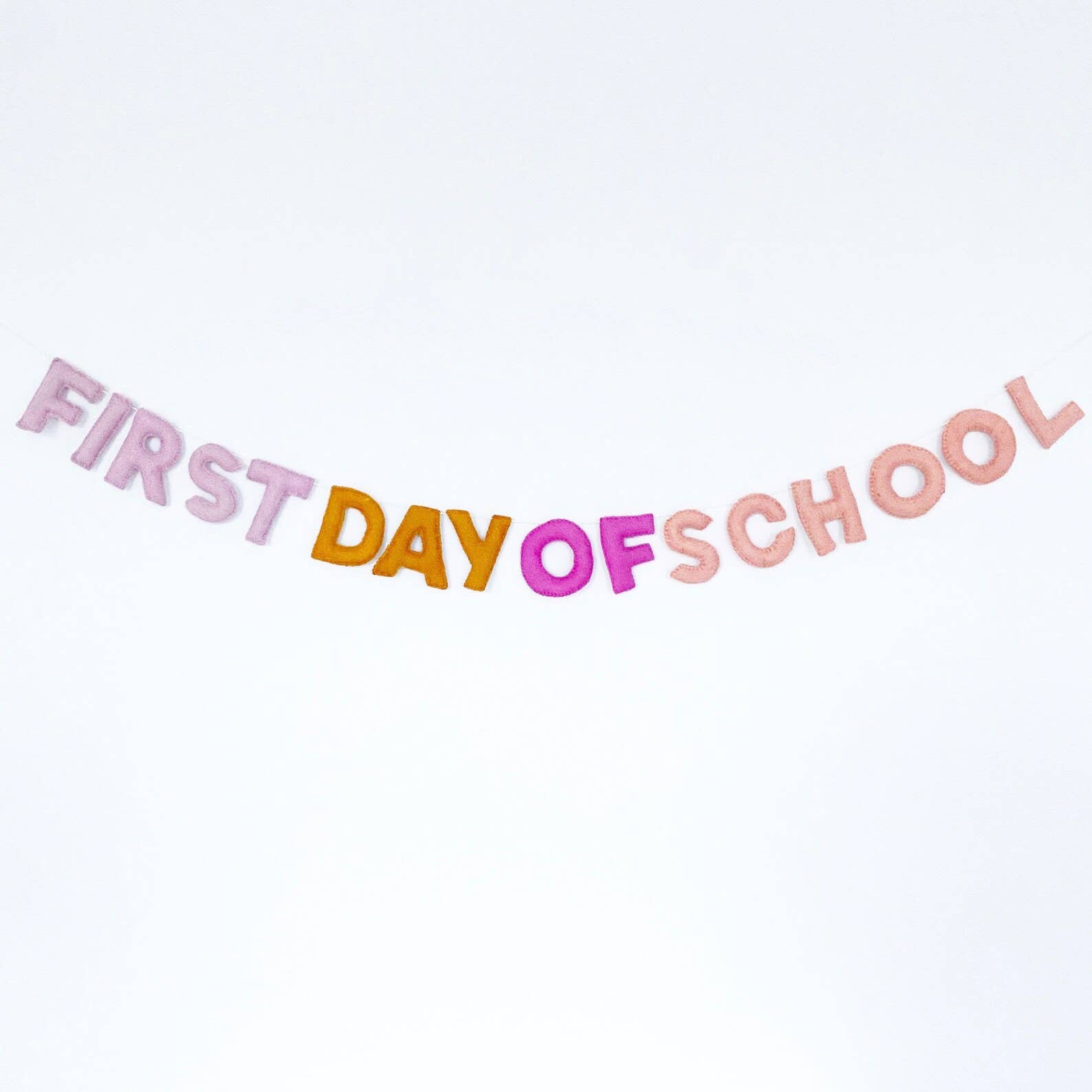 First Day of School Felt Banner