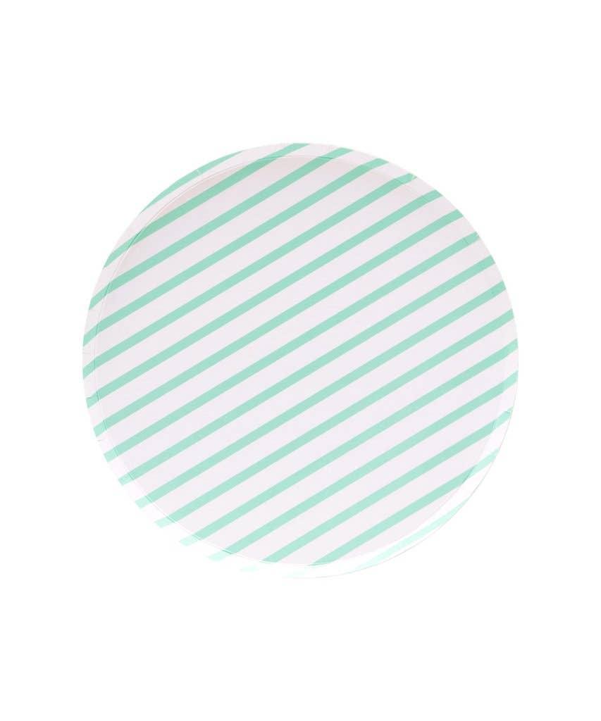 Small Red and Blue Stripe Paper Plates 7 – Cami Monet