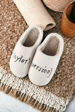 Taylor's Version Slippers