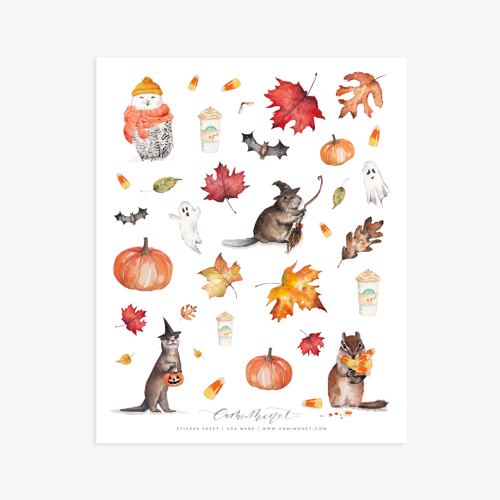Fall Faves Sticker Sheet