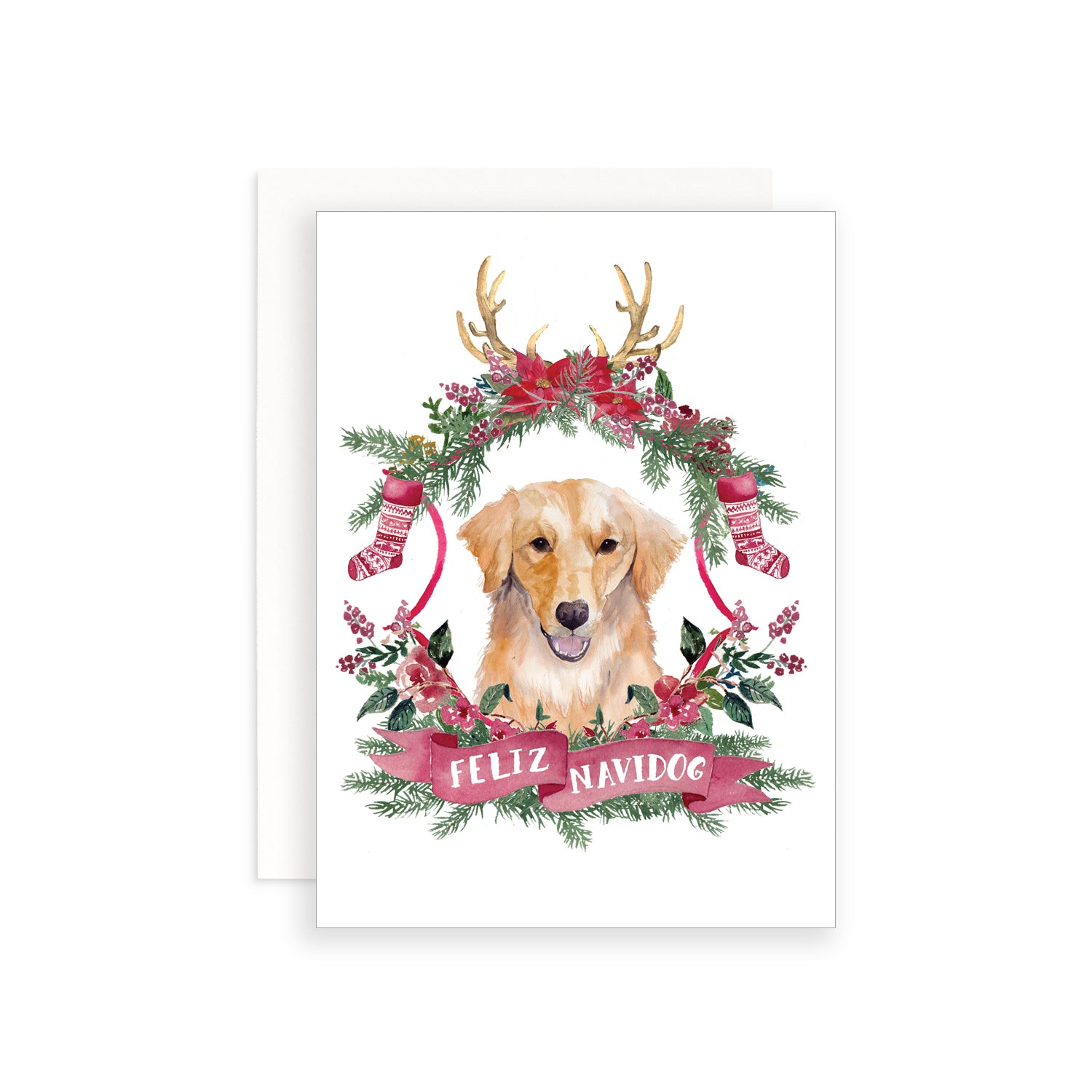 Feliz Navidog Greeting Card