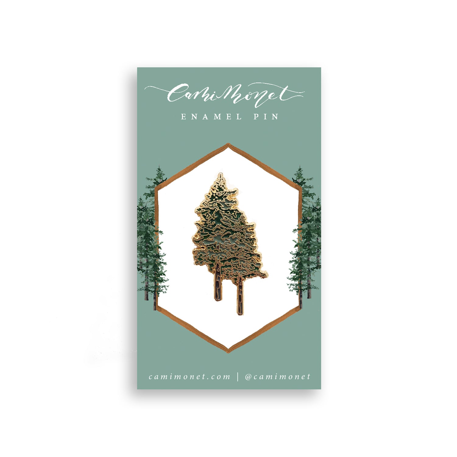 Fir Tree Enamel Pin