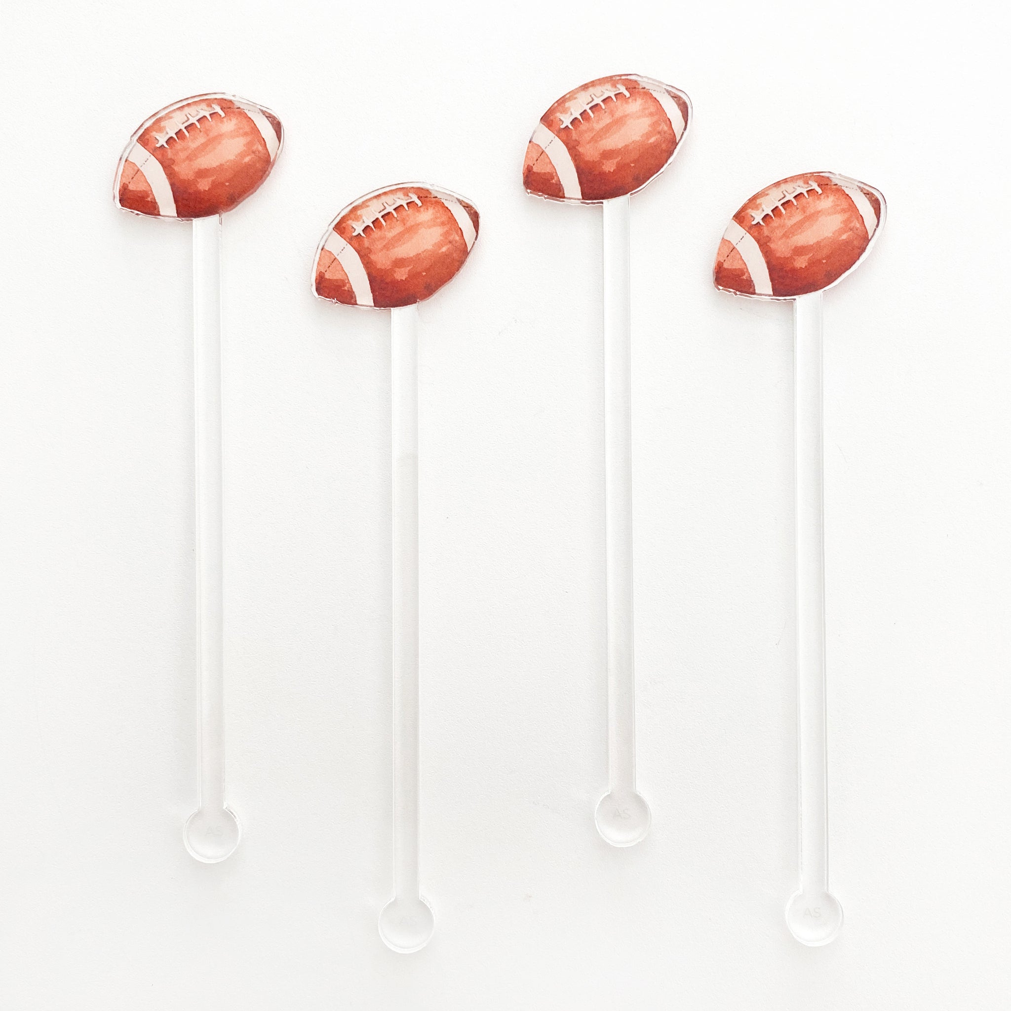 Football Acrylic Stir Sticks – Cami Monet