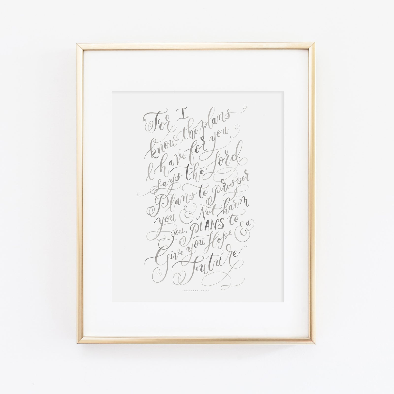 Plans to Prosper (Jeremiah 29:11) Art Print