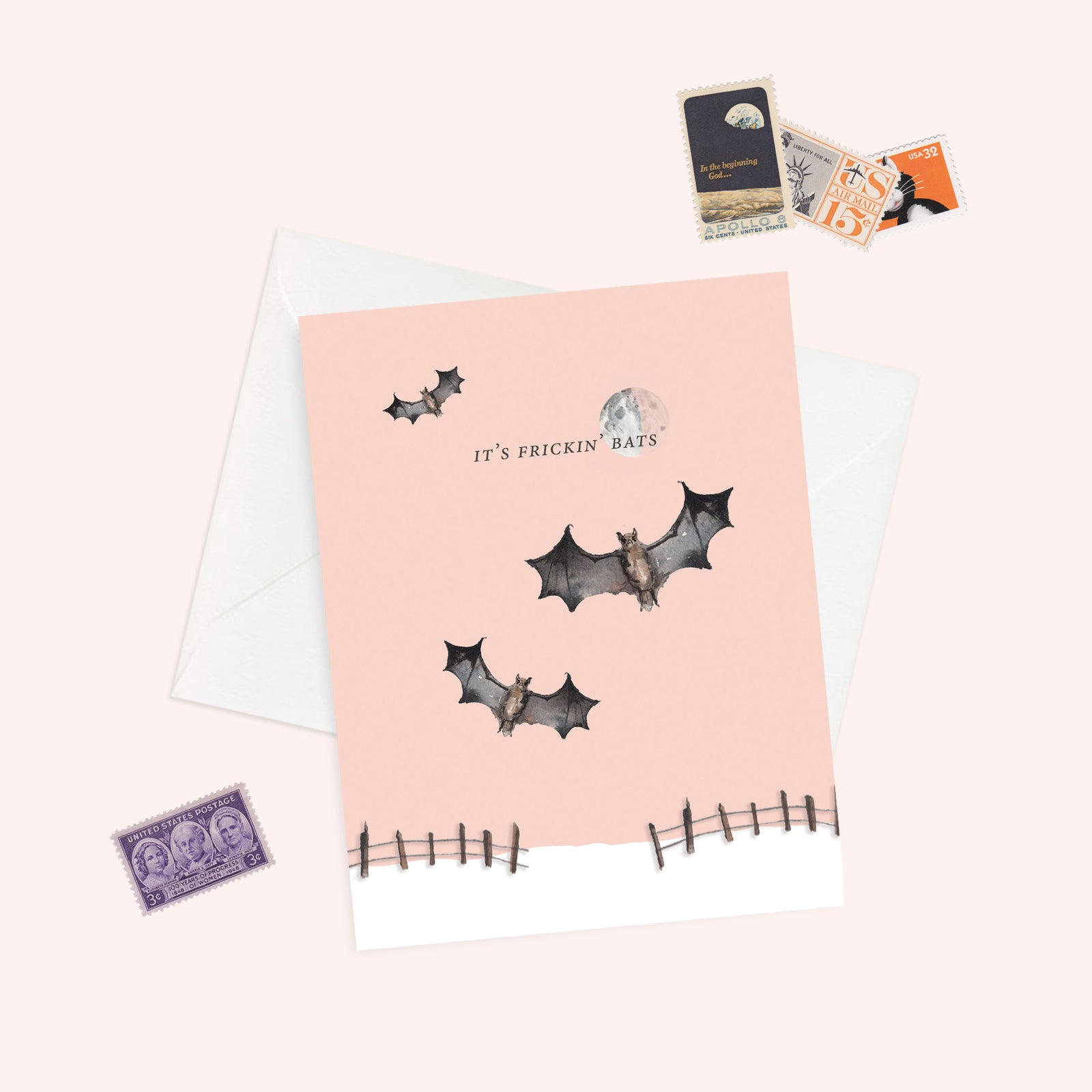It's Frickin' Bats Greeting Card