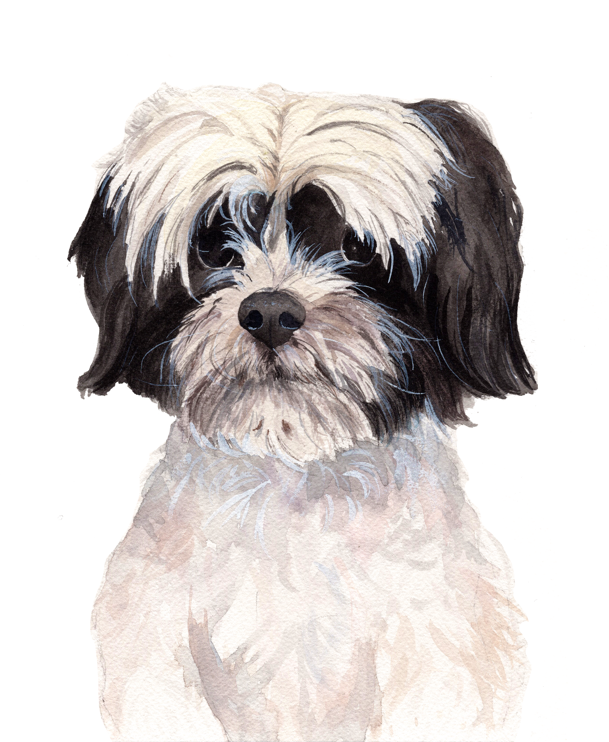 *Mini* Custom Watercolor Pet Portrait