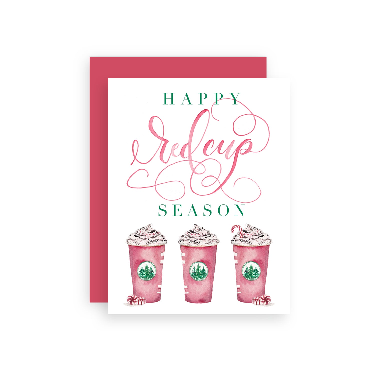 Happy Red Cup Season Greeting Card