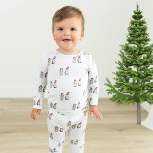 MuzeMerch - Penguin Family Pajama Set, Infant-Toddler