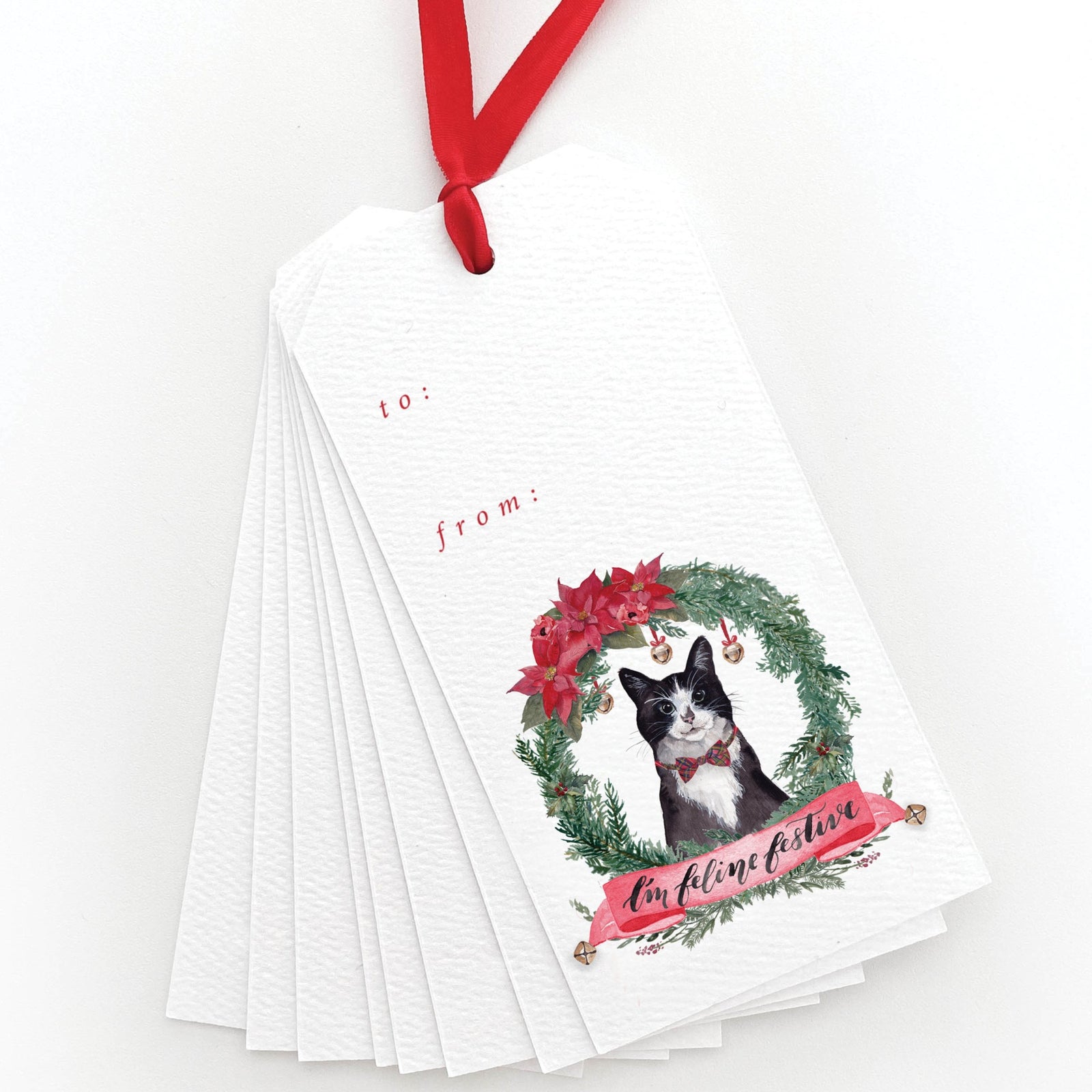 I'm Feline Festive Gift Tags