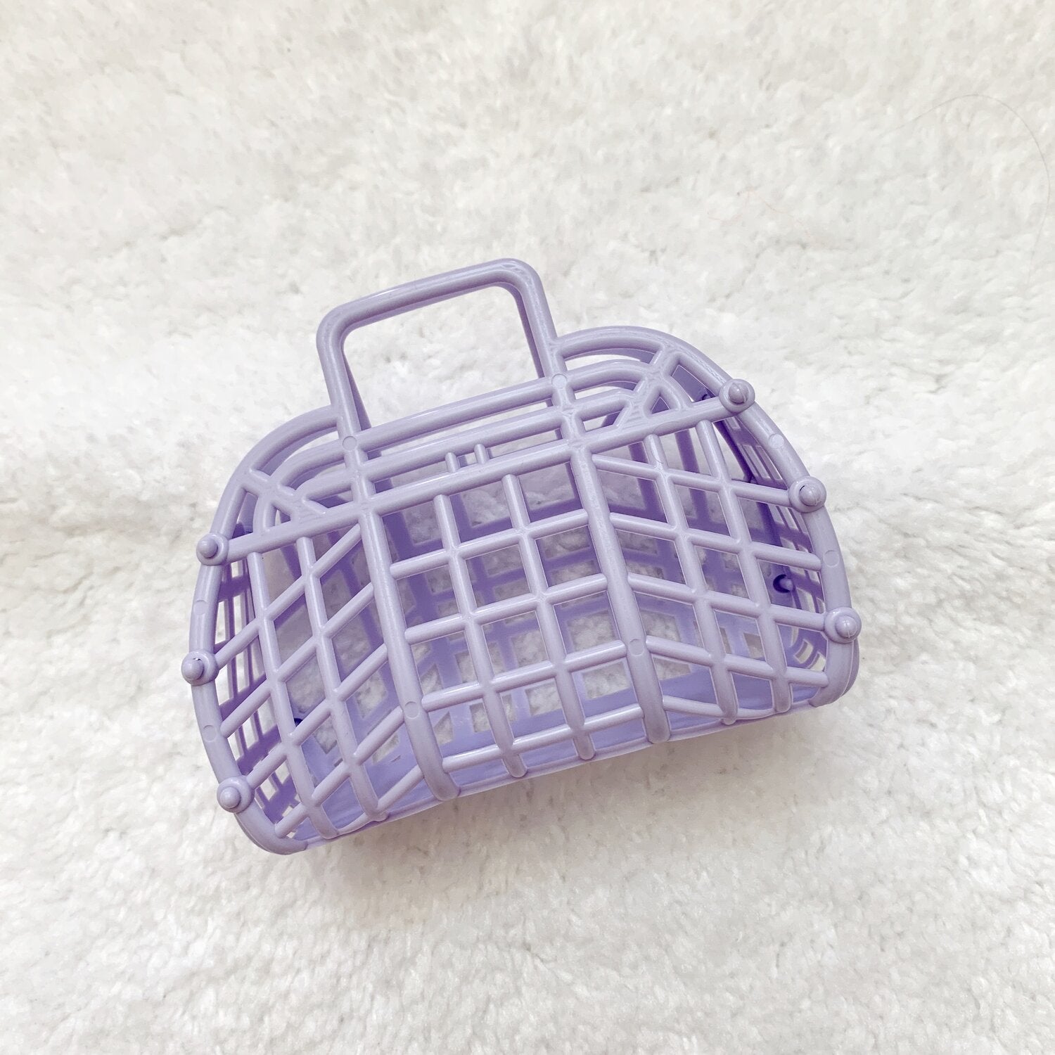 Jelly Retro Basket - Mini 6 Peach