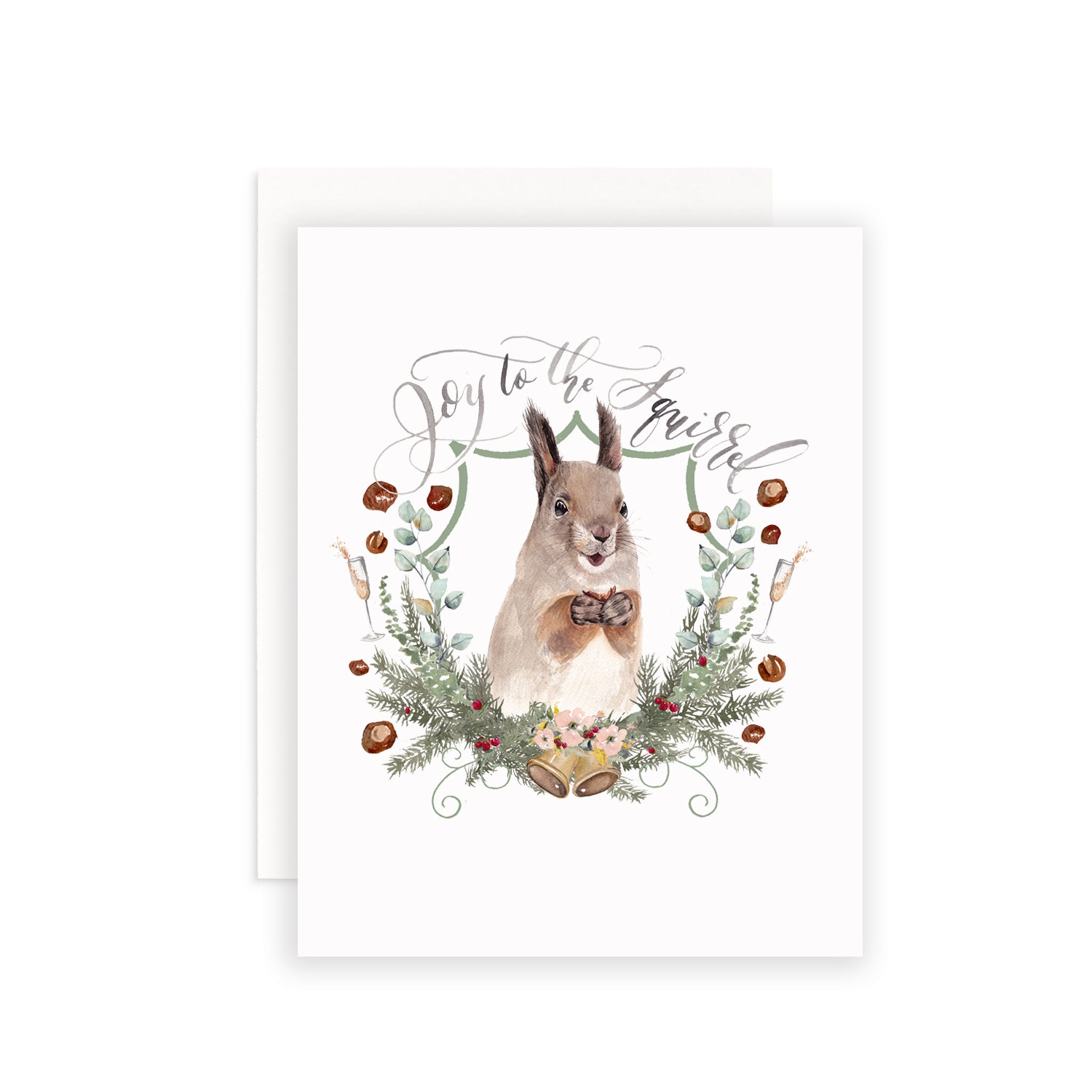 Joy to the Squirrel Greeting Card