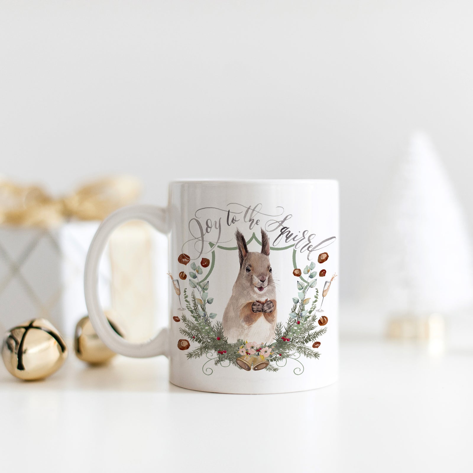 Joy to the Squirrel Mug