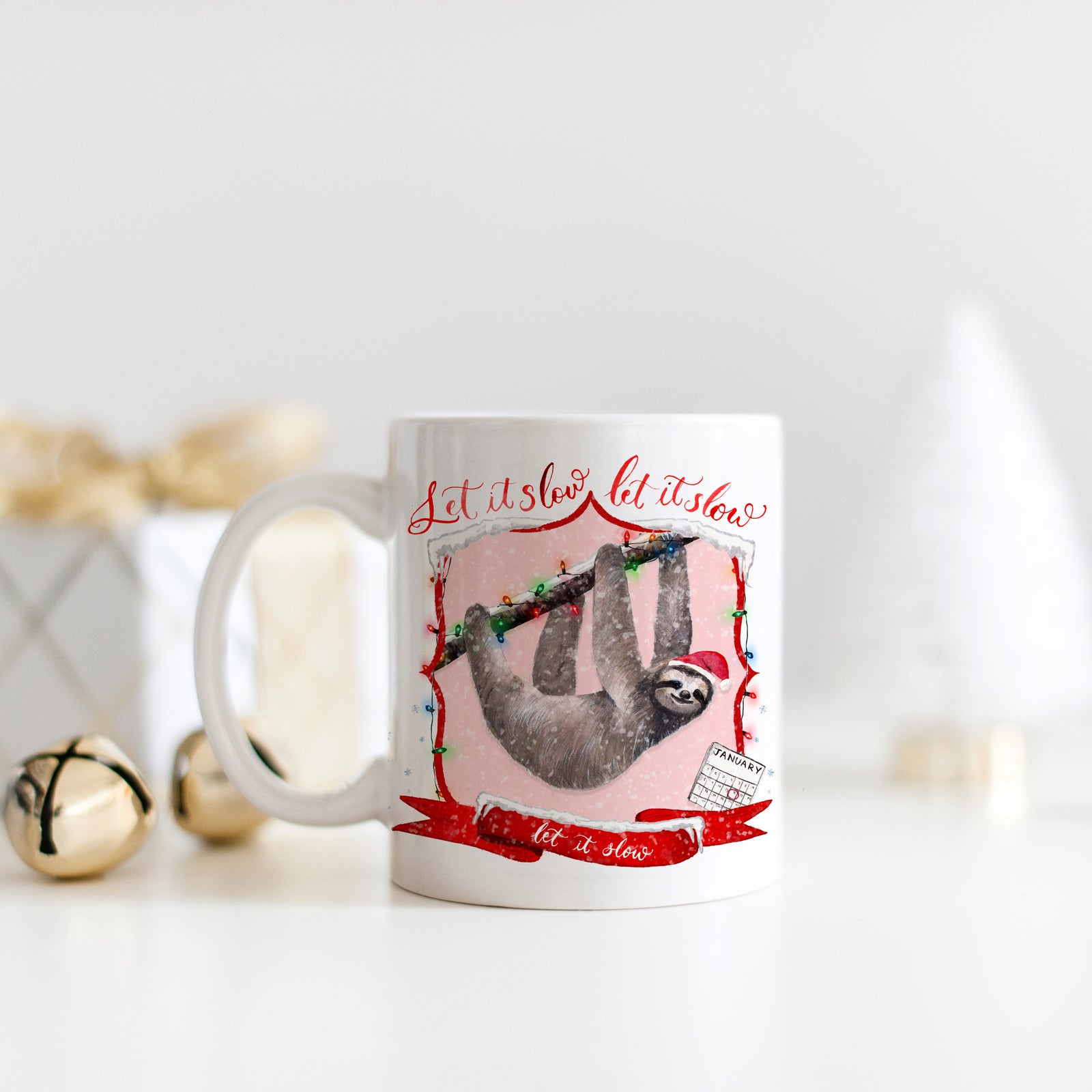 Let it Slow, Let it Slow, Let it Slow Christmas Mug