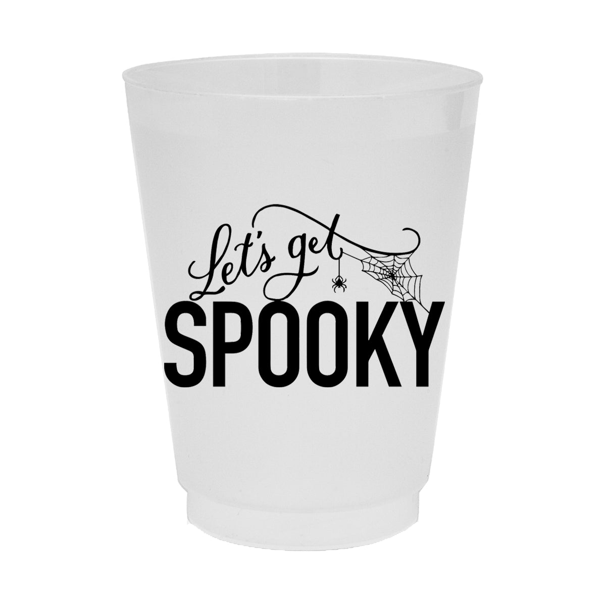 Let's Get Spooky Frosted Party Cups
