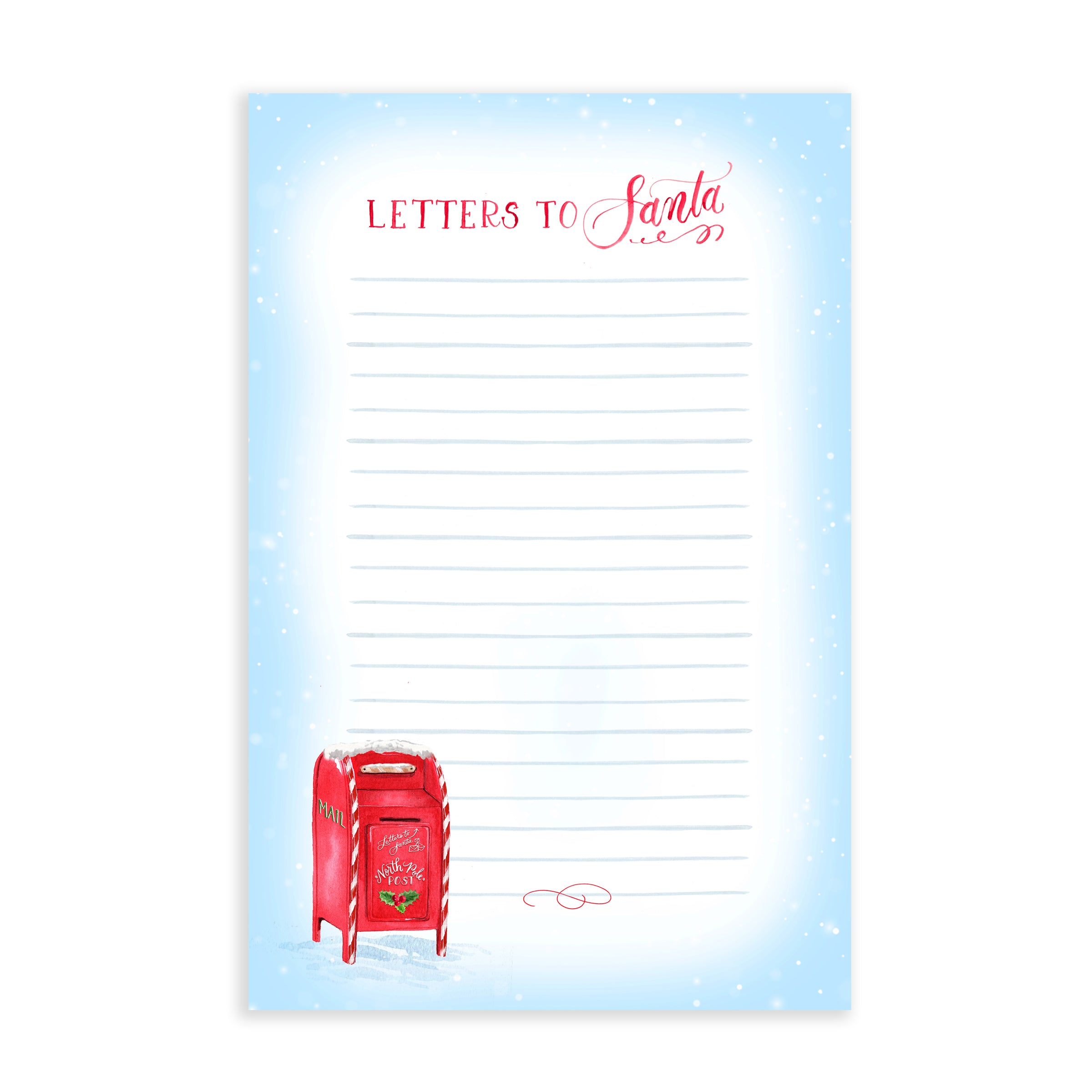 santa letter paper