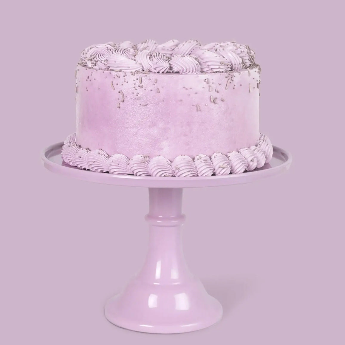 Lilac Purple Melamine Cake Stand