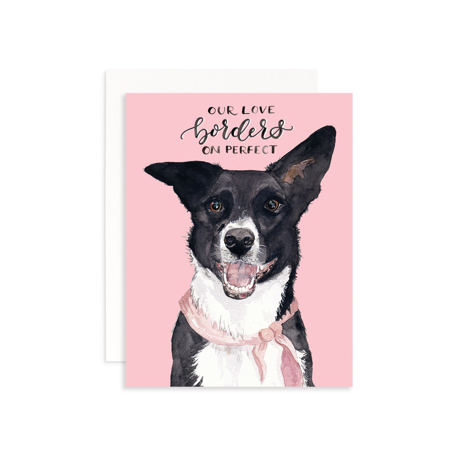 Our Love Borders On Perfect Greeting Card