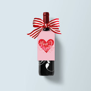 Love Potion Wine Tags