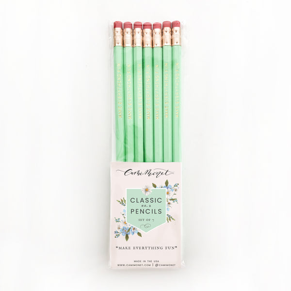 Make Everything Fun Pencil Set – Cami Monet