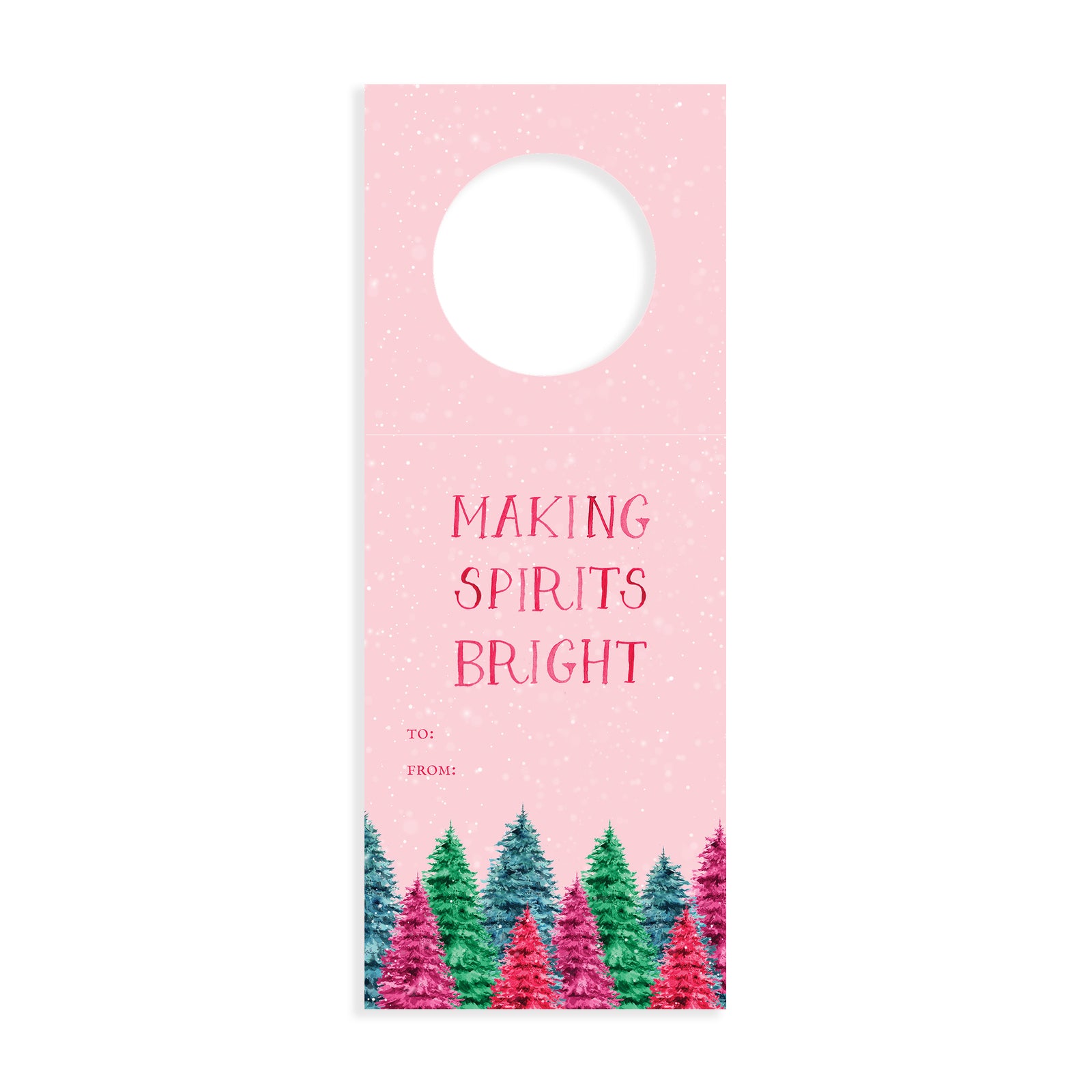 Making Spirits Bright Wine Tags