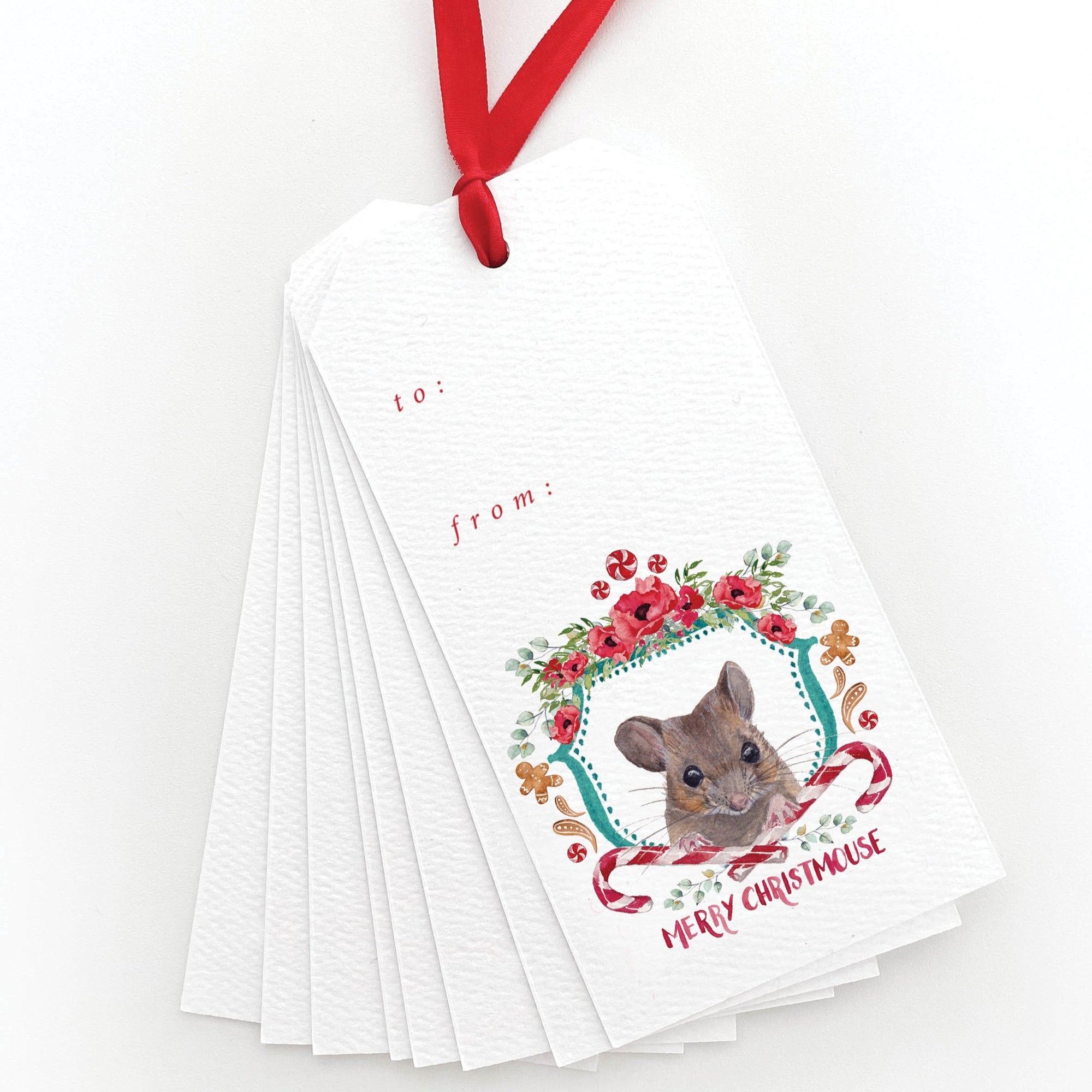 Merry Christmouse Gift Tags