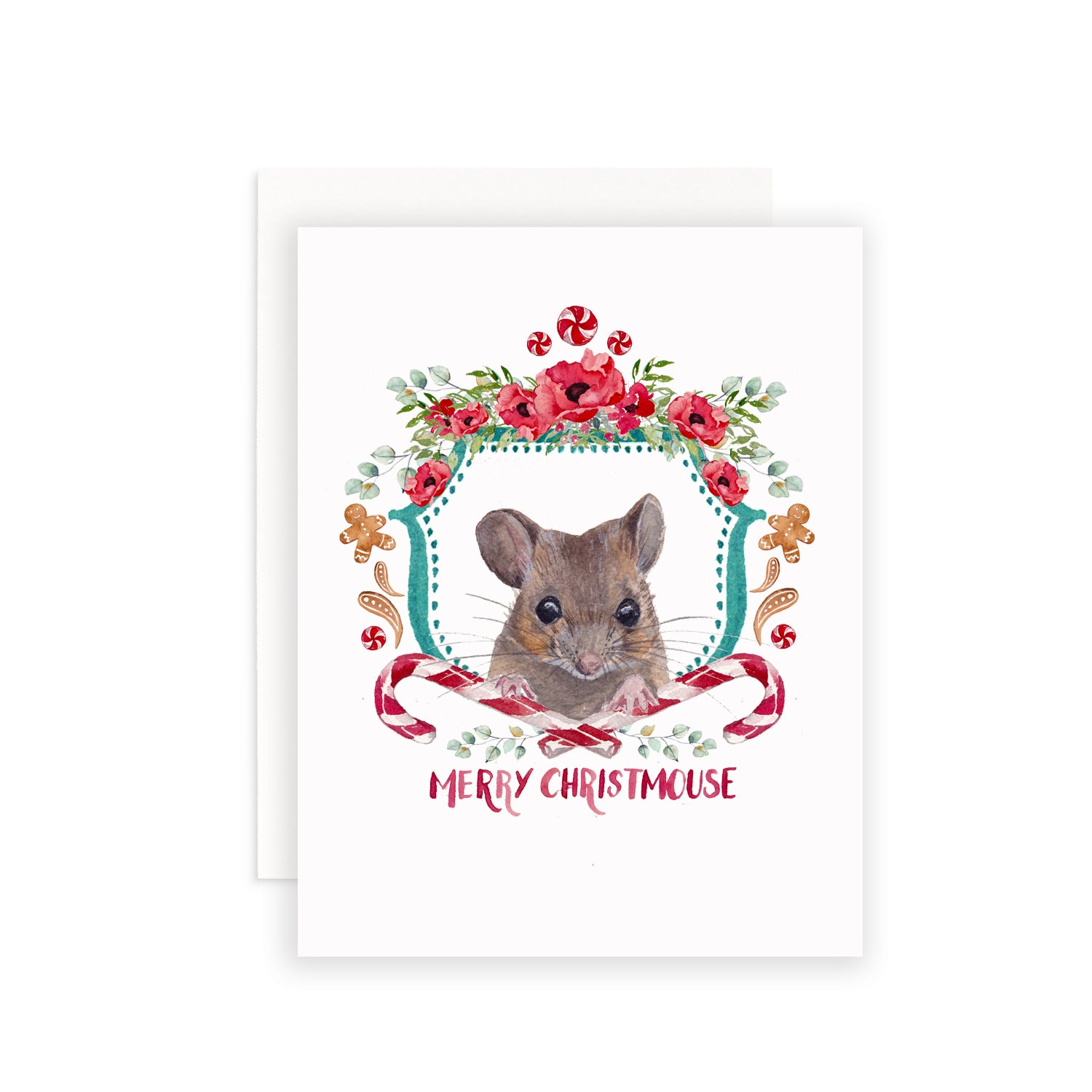 Merry Christmouse Greeting Card