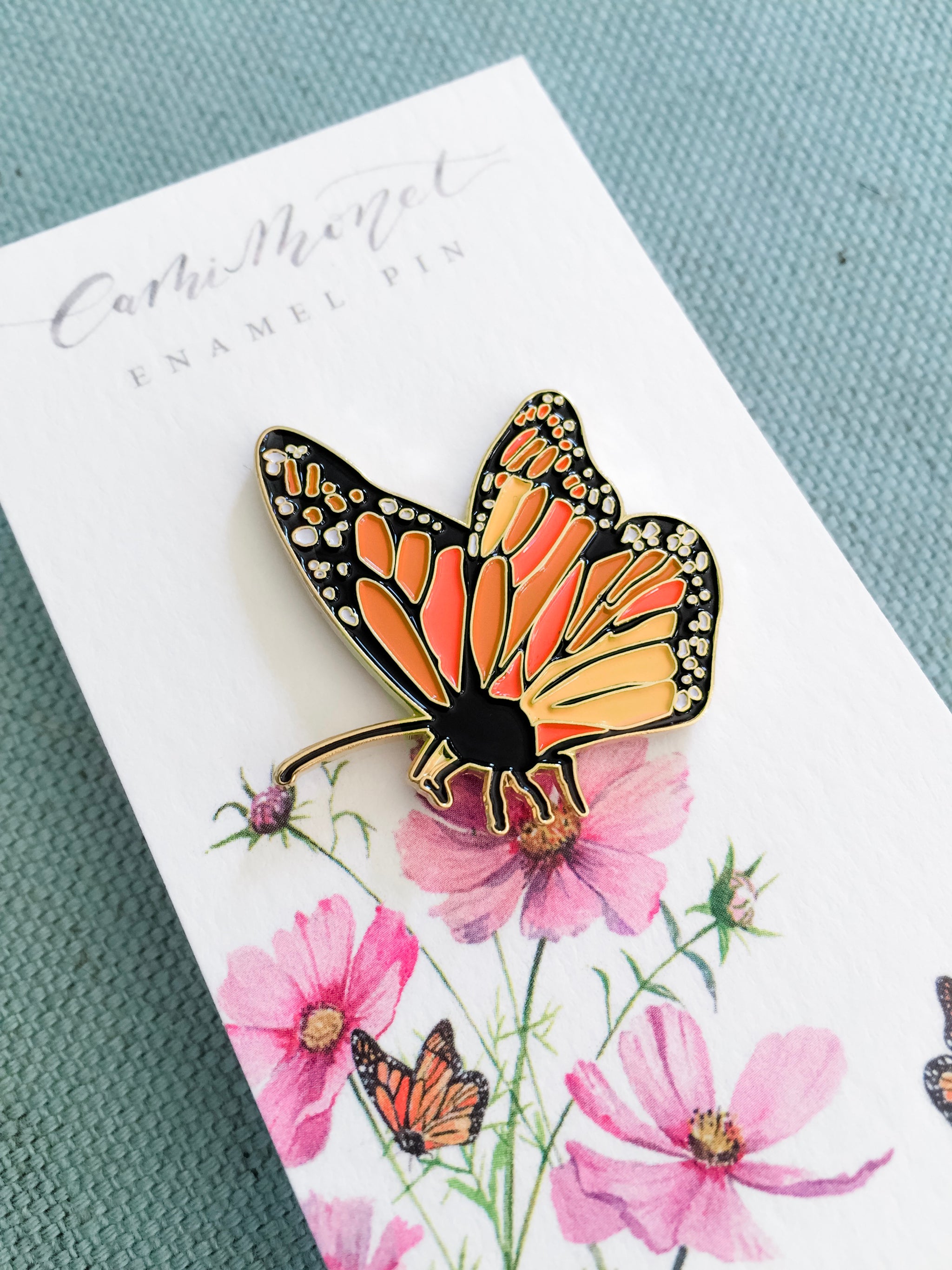 Monarch Butterfly Enamel Pin – Botanical Bright - Add a Little Beauty to  Your Everyday