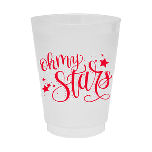 Oh My Stars Frosted Party Cups