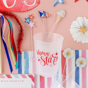 Oh My Stars Frosted Party Cups
