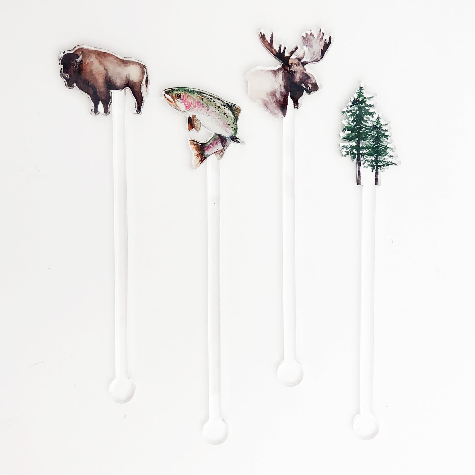 Furry Fiesta Acrylic Stir Sticks – Cami Monet