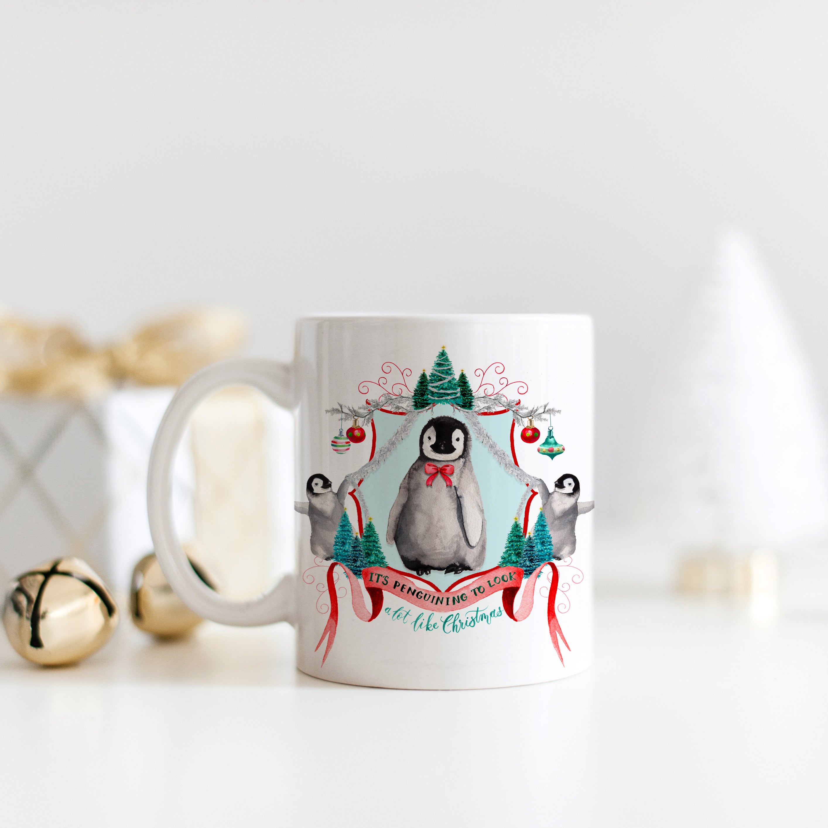 It's Penguining to Look a Lot Like Christmas Mug – Cami Monet