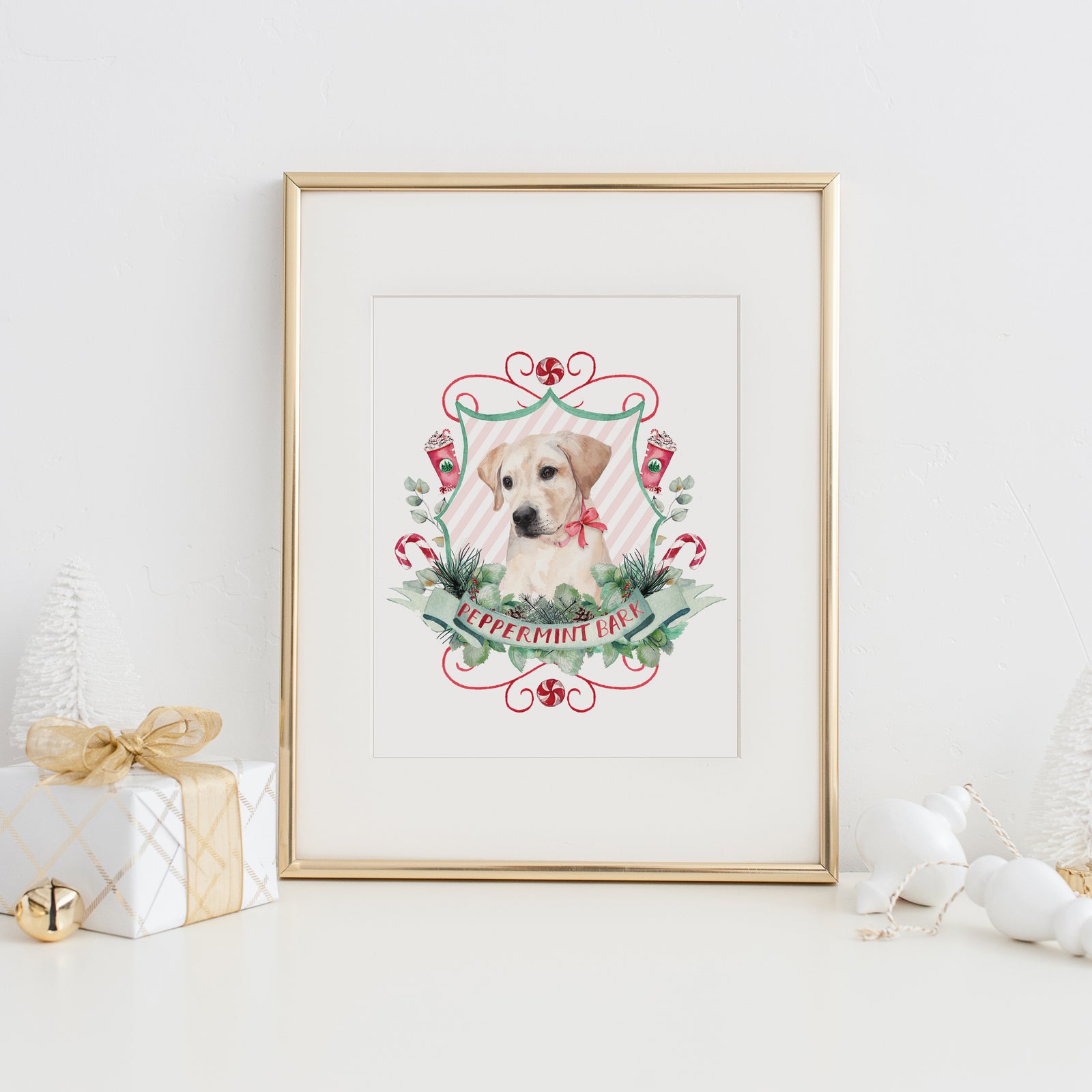 Peppermint Bark Art Print