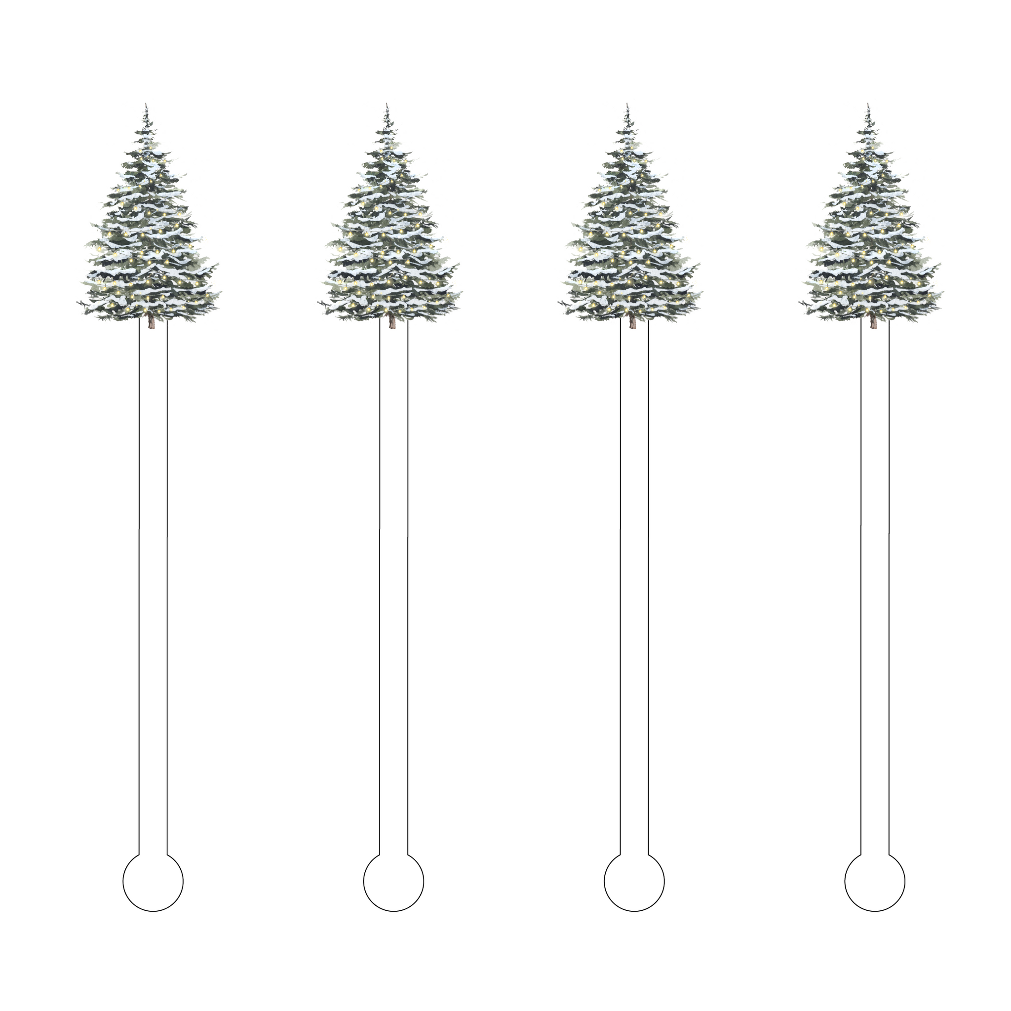 The Perfect Tree Acrylic Stir Sticks – Cami Monet
