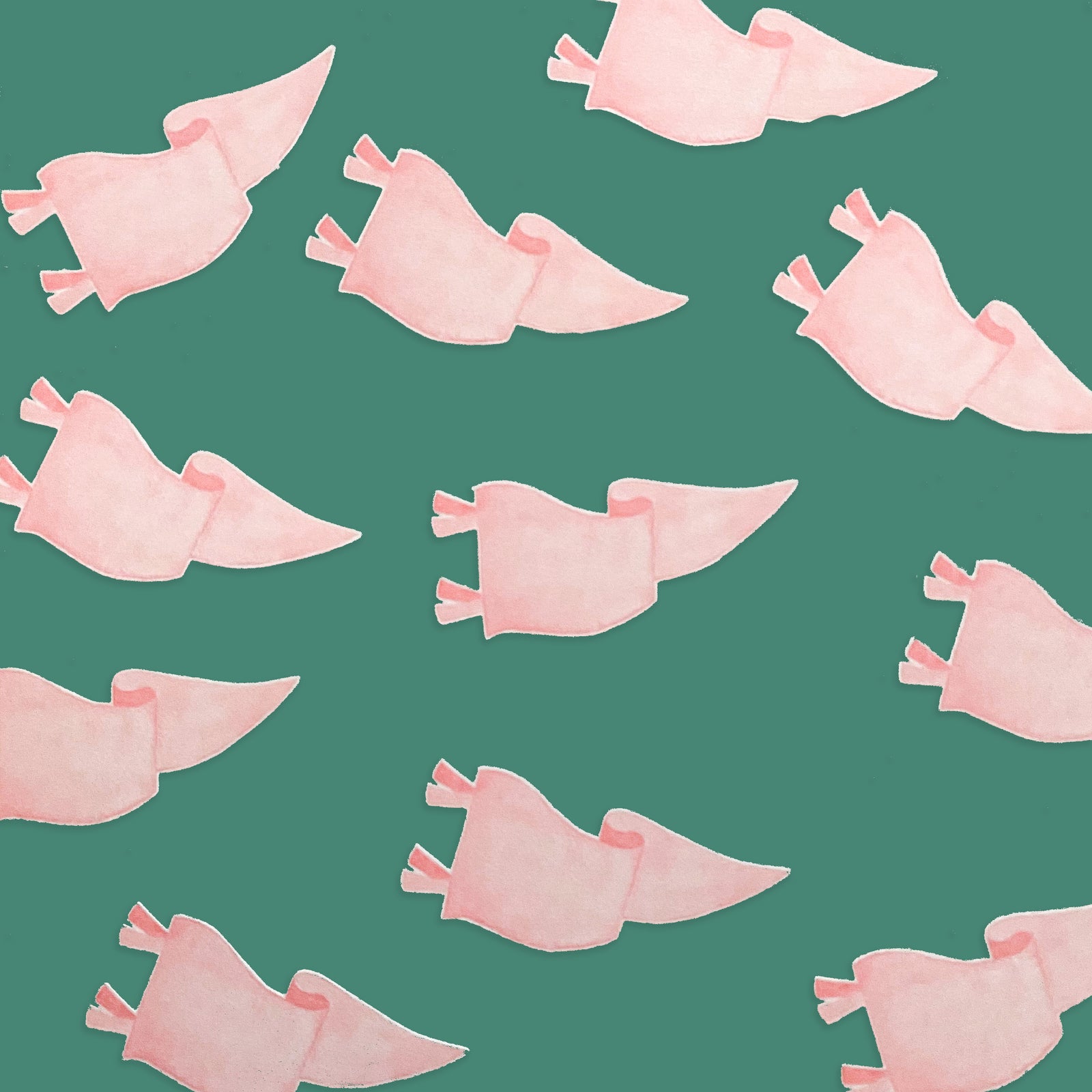 Pink Pennant Party Punchies