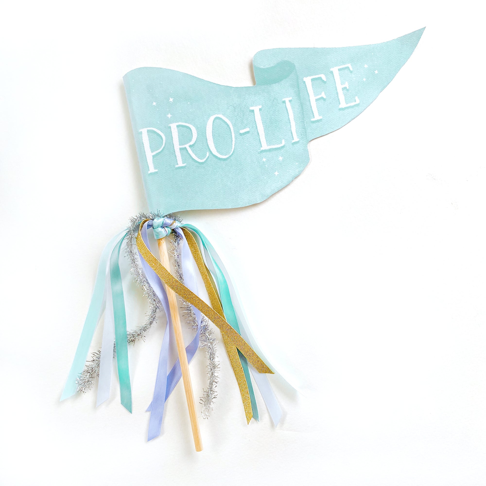Pro-Life Party Pennant (Walk for Life Fundraiser)