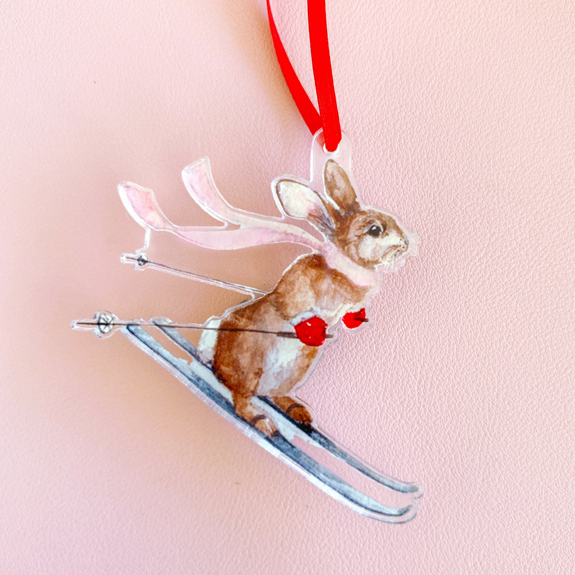 Bunny Slope Skier Ornament