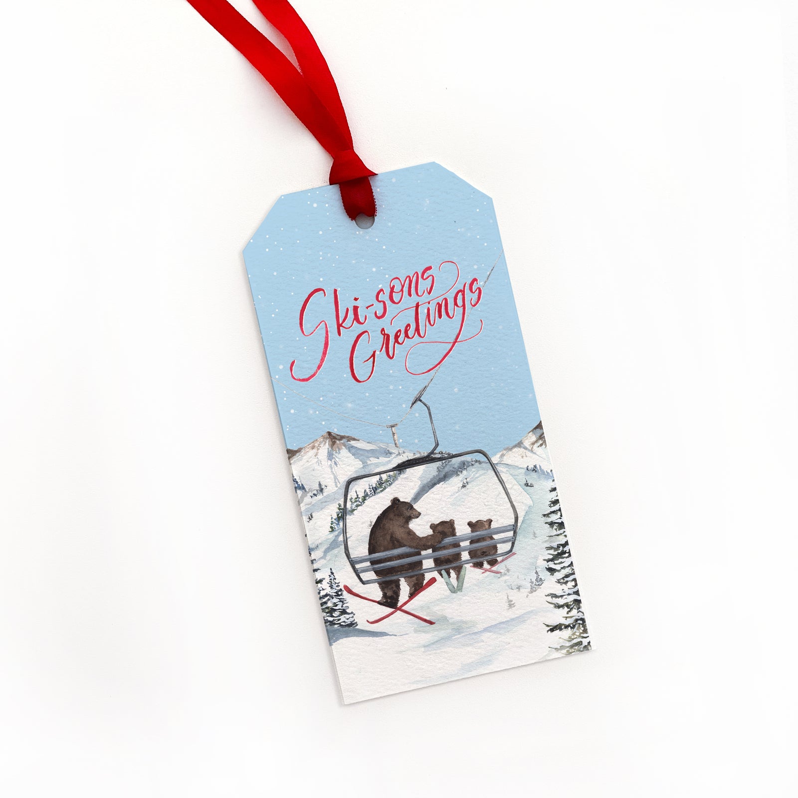 Ski-sons Greetings Gift Tags