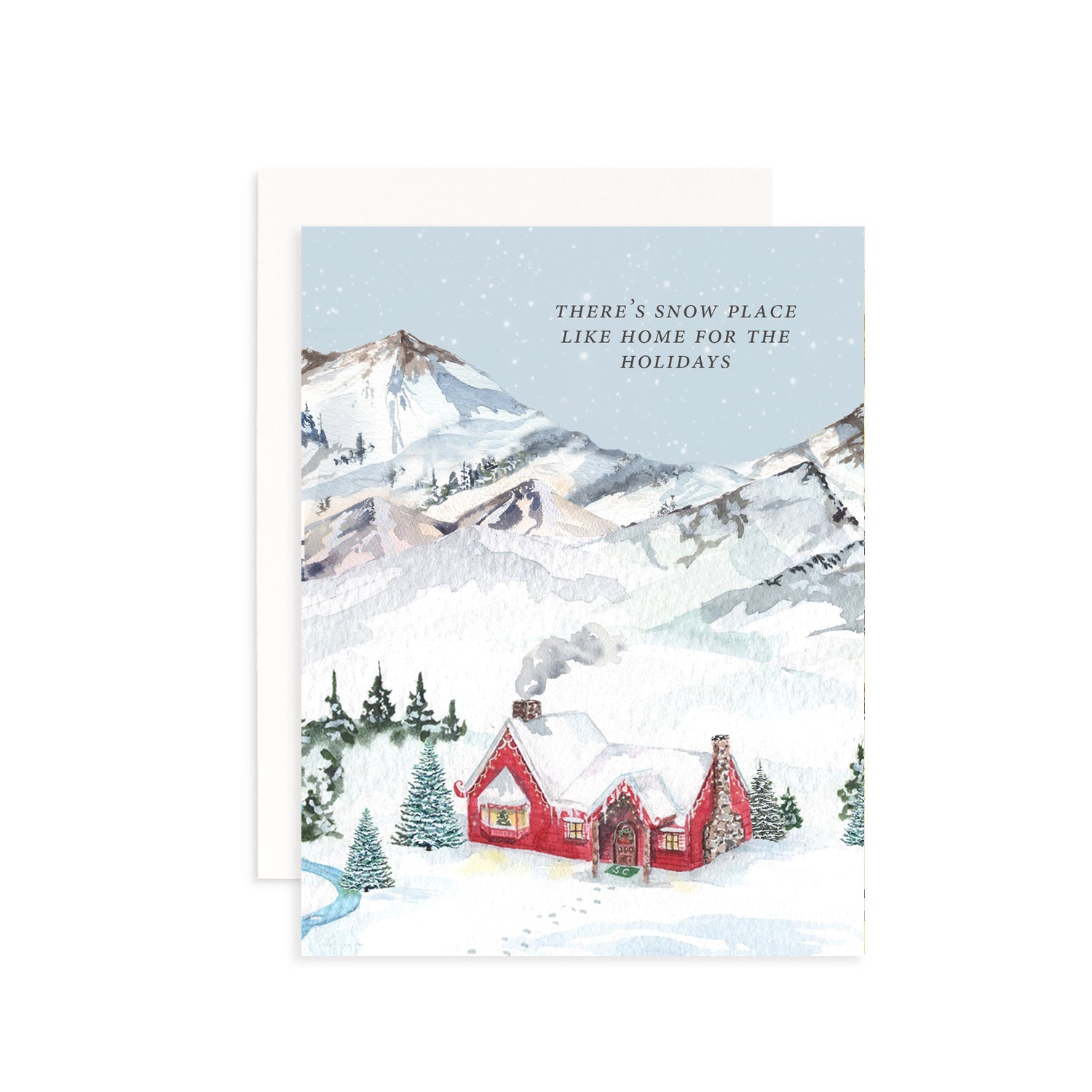 Snow Place Like Home Christmas Greeting Card