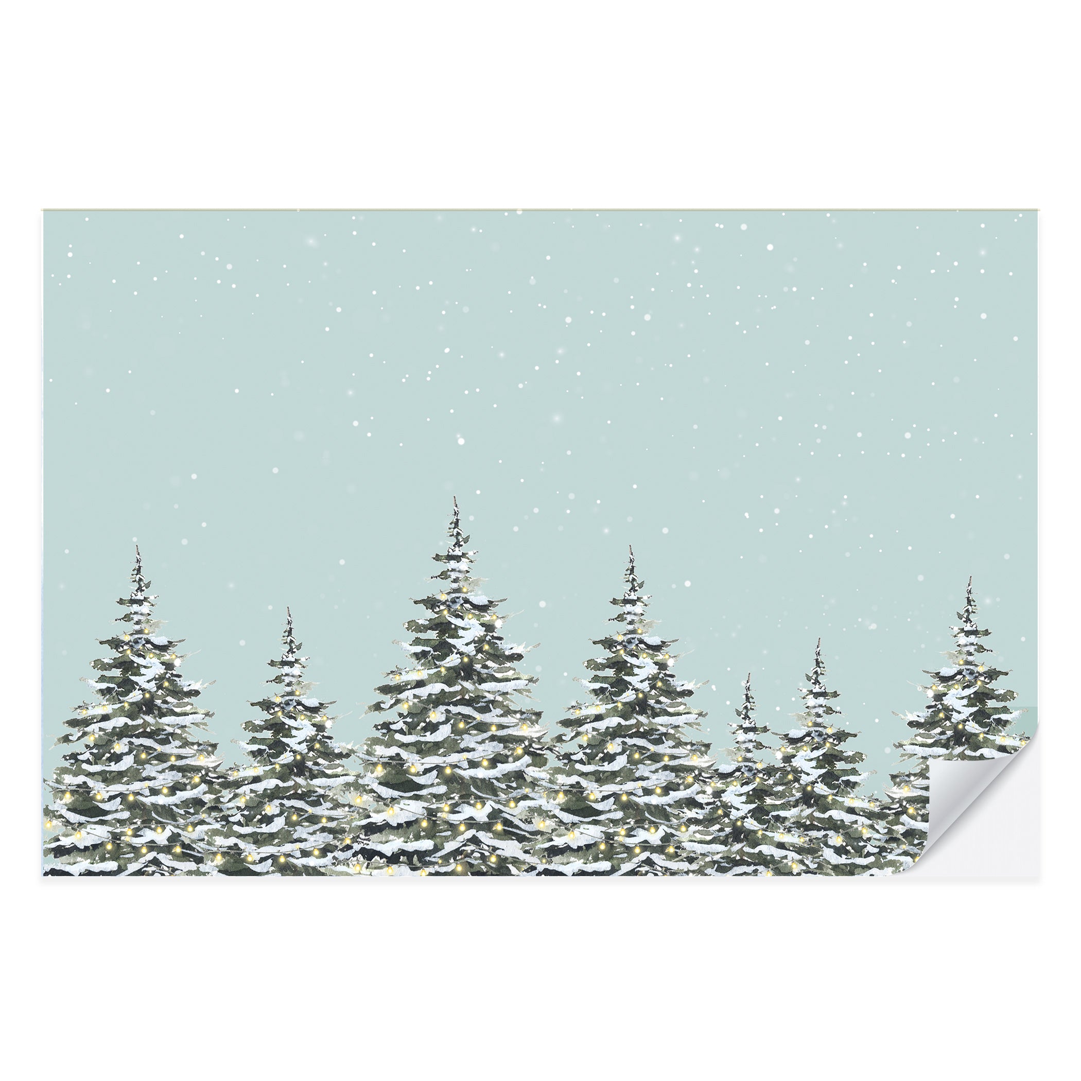 Snowy Trees Placemat Pad – Cami Monet