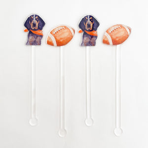 It's Football Time in Tennessee Acrylic Stir Sticks