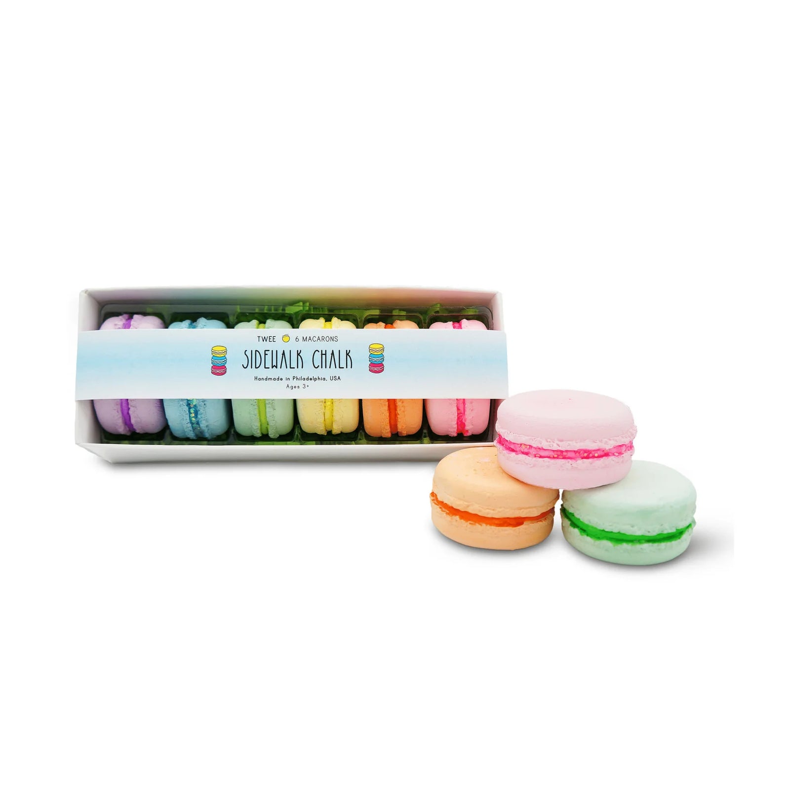 Petit Macaron Sidewalk Chalk Set