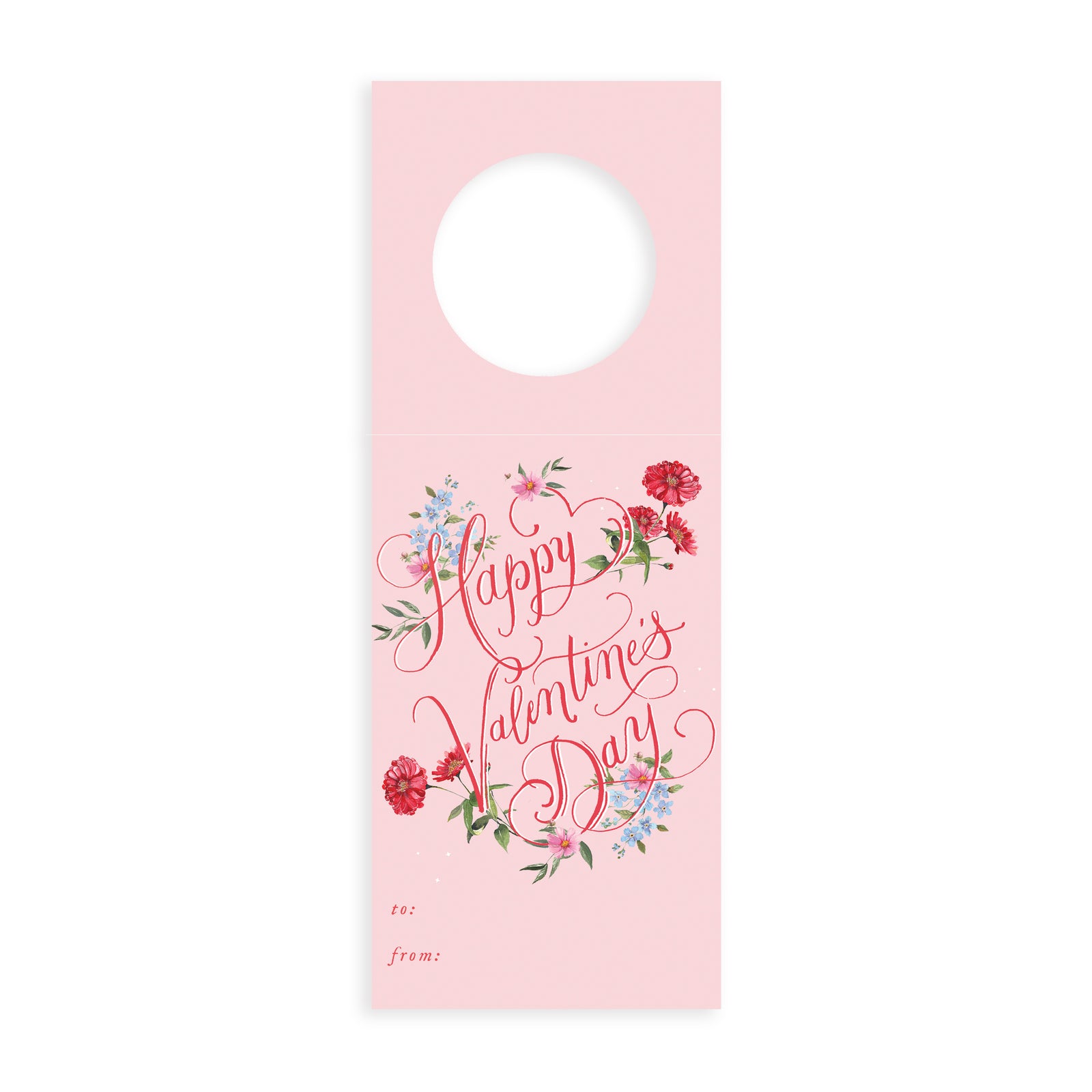 Happy Valentine's Day Wine Tags